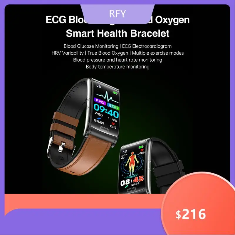 

Смарт-часы E600 с Глюкометром, IP68, водостойкие