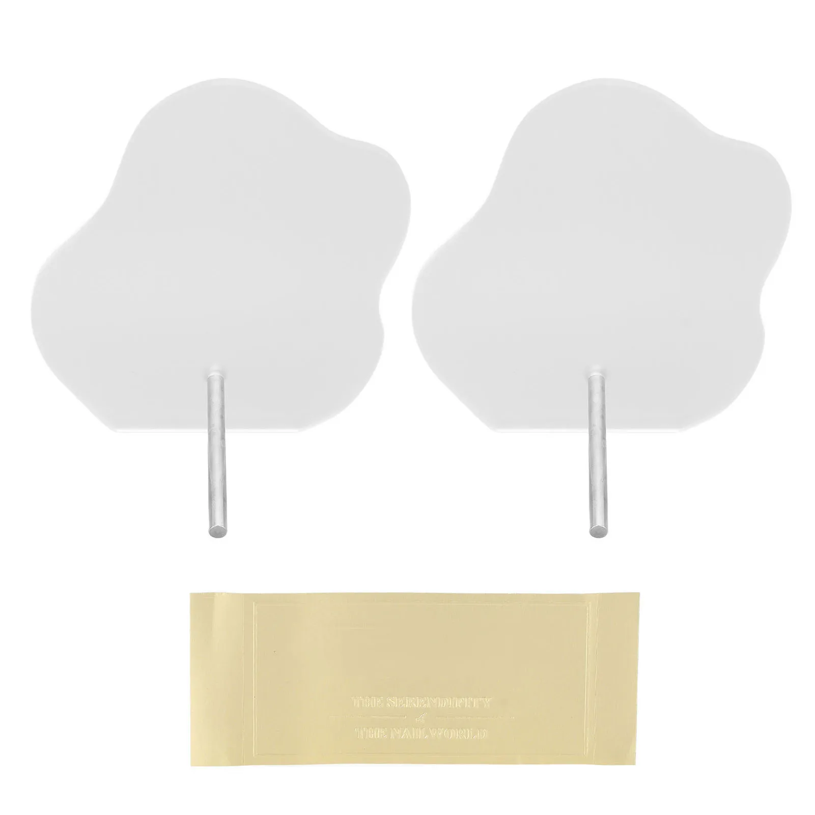 

2pcs Acrylic Nail Tip Display Board Home Nail Salon Nail Art Showing Holder Rack for Artist Novice