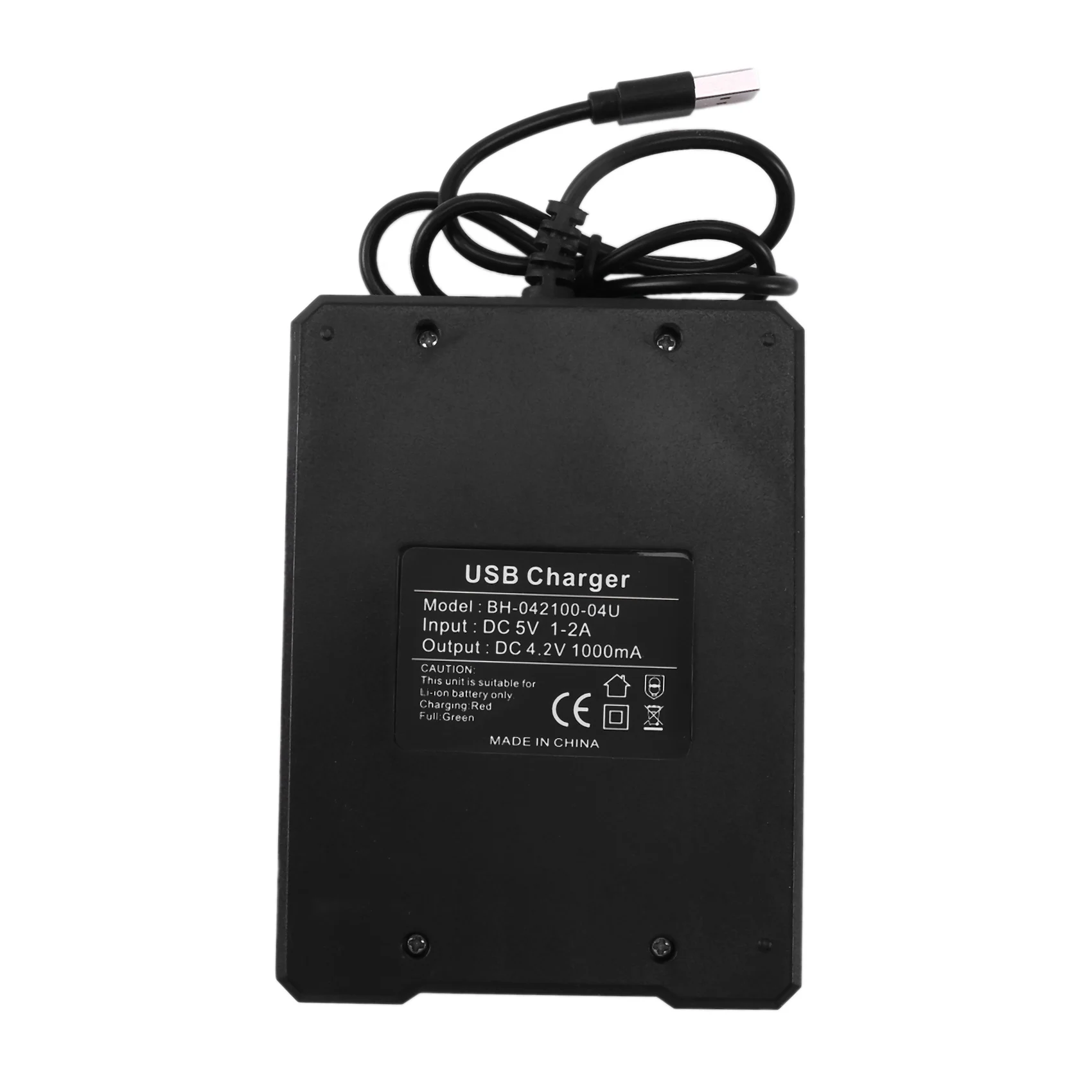 Перезаряжаемое зарядное устройство с 4 слотами литий-ионное USB-умное быстрое для