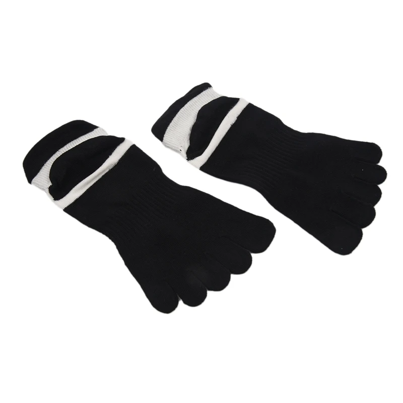 12 Pair Men Cotton Low Cut Athletic Socks 5 Toe Socks Mesh Wicking, Black+White+Yellow+Blue+Green+Grey & Light Grey