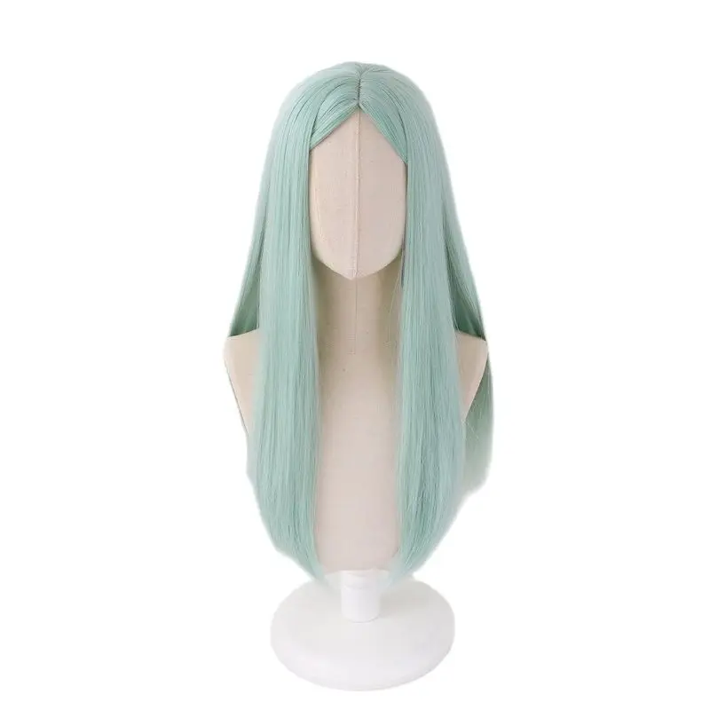 

Anime Cyberpunk Edgerunners Rebecca Cosplay Wig Double Ponytails Cyan blue Wig Heat Resistant Synthetic Wigs