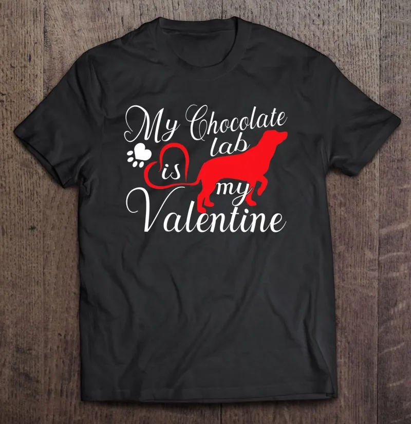 

Футболка с надписью «My Dog Is My Valentine»