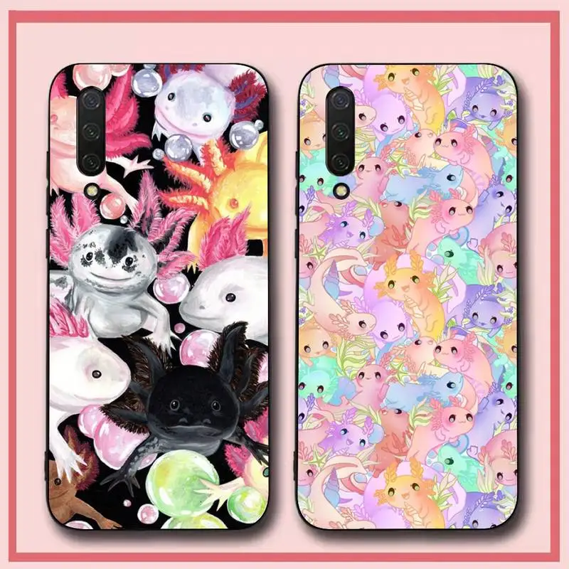 

Axolotl Cute Animal Phone Case for Xiaomi mi 5 6 8 9 10 lite pro SE Mix 2s 3 F1 Max2 3