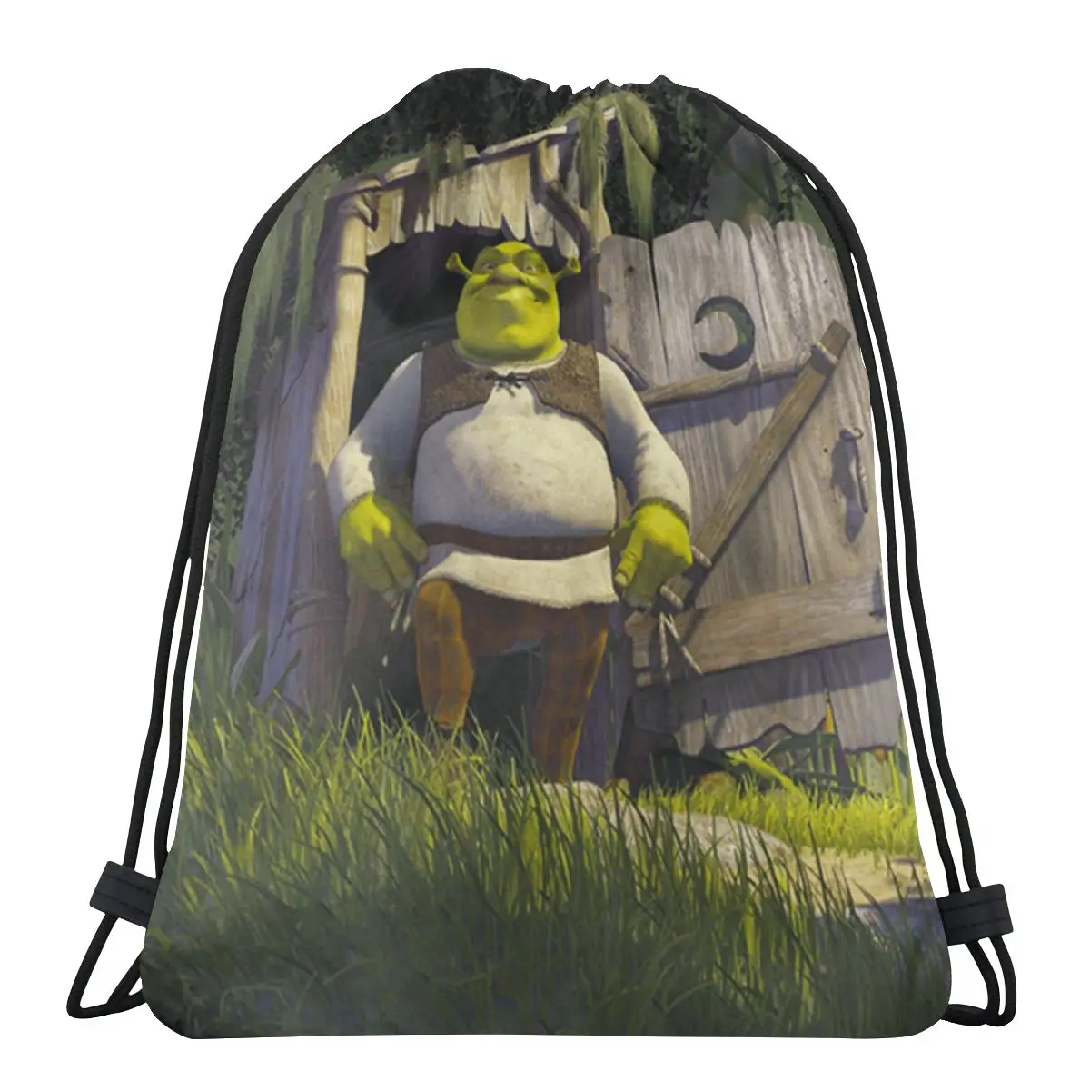 

Walk Shrek Princess Fiona Romance Movie Kawaii Drawstring Bags Gym Shoe Teen Portable Rucksack Pouch