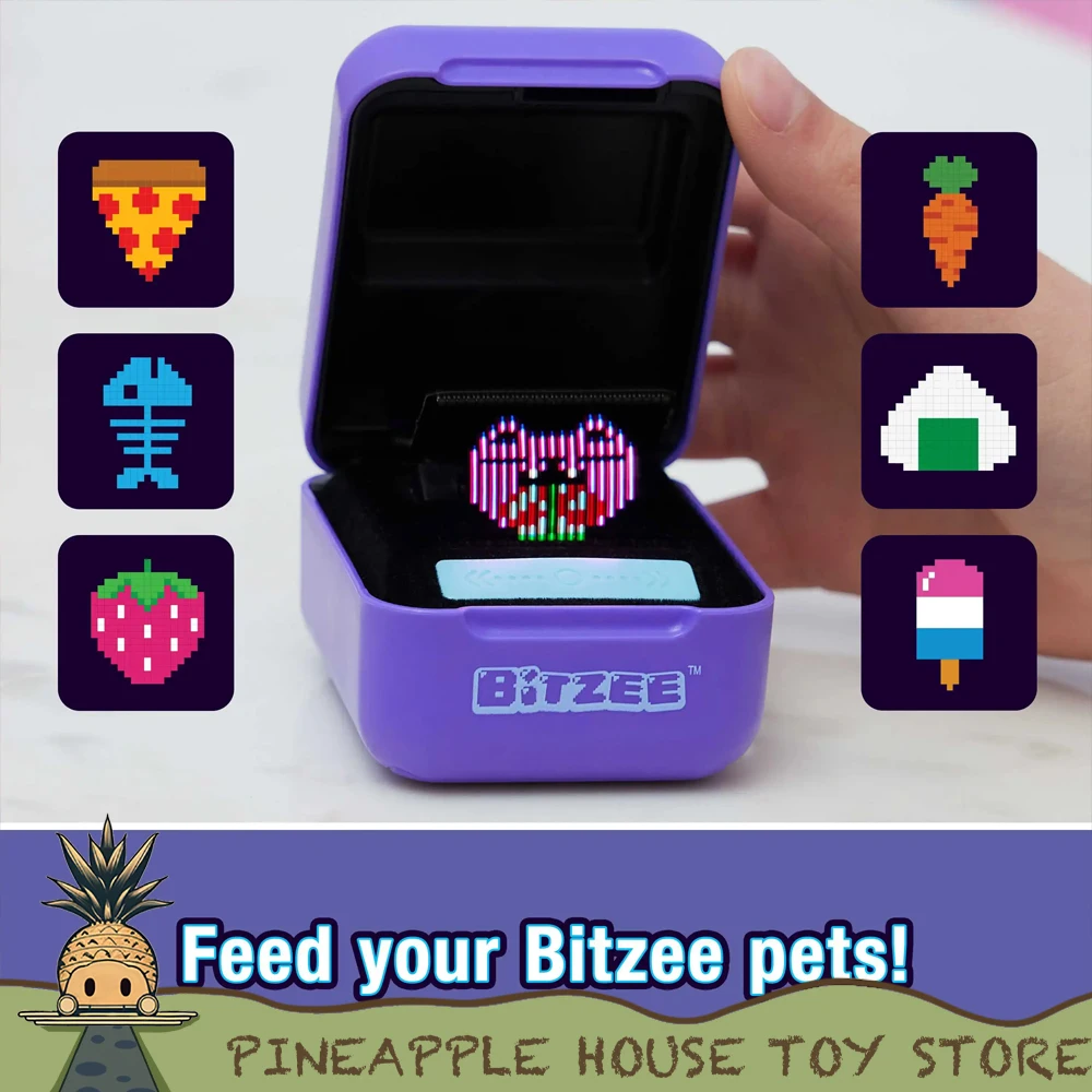 

6cm Bitzee Interactive Toy Digital Pet Toys Electronic Digital Pets Virtual Games Smart Tamagotchi for Children Christmas Gifts