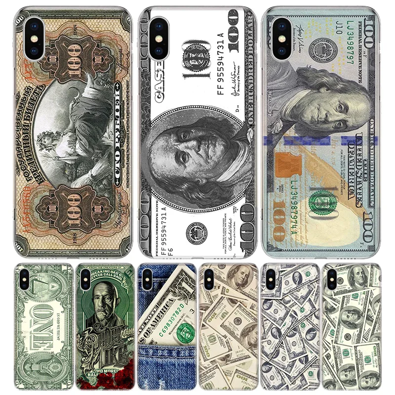 

Banknote Dollar Cash Money Silicon Call Phone Case For Apple iPhone 11 13 Pro Max 12 Mini 7 Plus 6 X XR XS 8 6S SE 5S + Cover