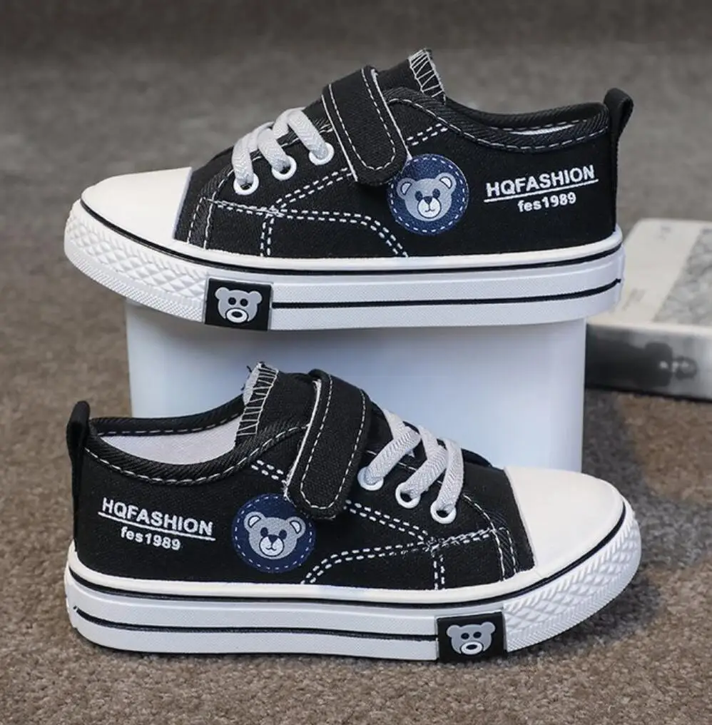 Детские холщовые кроссовки для девочек и мальчиков детская дышащая повседневная