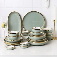 creative features phnom penh luxury tableware dishes dishes and dishes set combination household dishes plate set plates