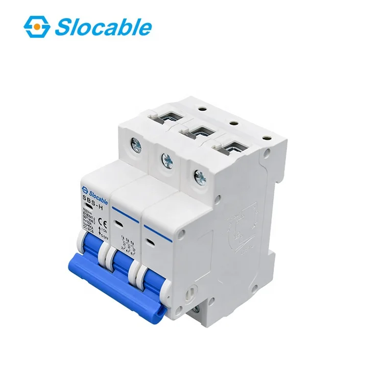 CE IEC утверждение DC Автоматический выключатель 2 полюса 4 6A до 63a для солнечной