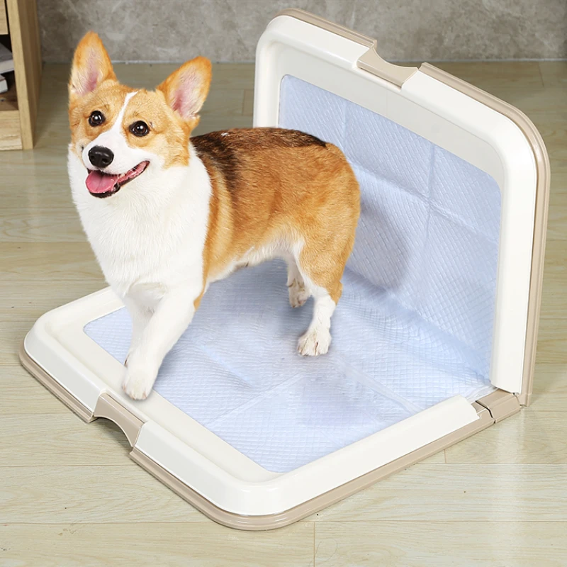 

Portable Plastics Dog Toilet Cleaner Large Training Sand Basin Dog Toilet Accessories Potty Tray Orinal Perro Pet Product SR50DT