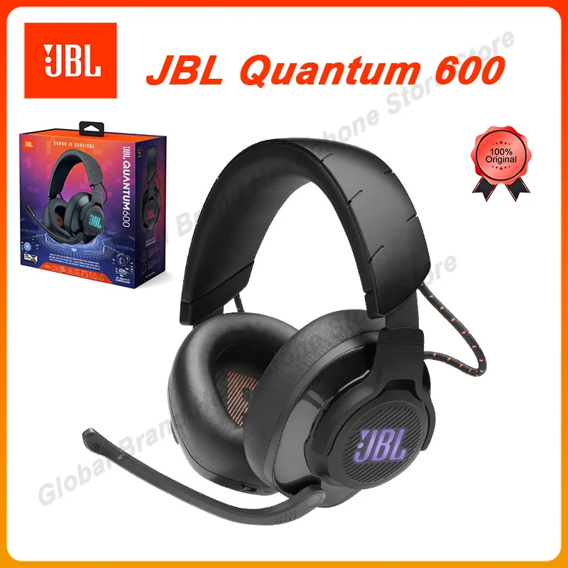 

Original JBL Quantum 600 Over-ear Gaming Headset Noise reduction ESports Headphone with Surround Sound Headphones Mic