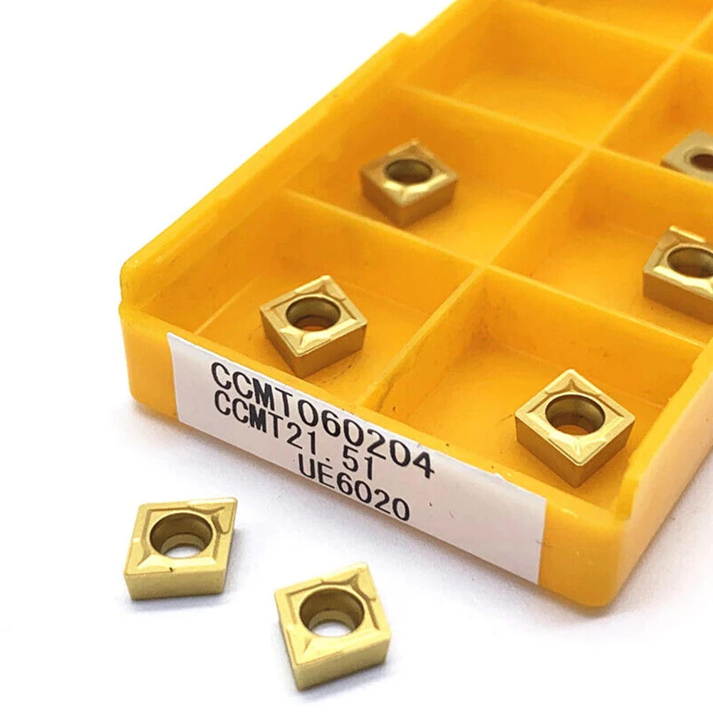 

Набор лезвий из карбида CCMT060204 VP15TF/UE6020/US735, 10 шт.