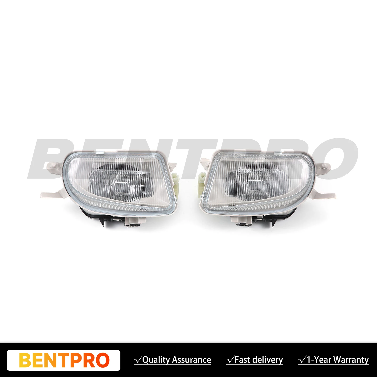 Фото Комплект противотуманных фар для Mercedes Benz E320, SLK230, CLK320, E430, C43 AMG, E55 AMG 2000-2003 гг., артикулы 1708200156, 1708200256 №1