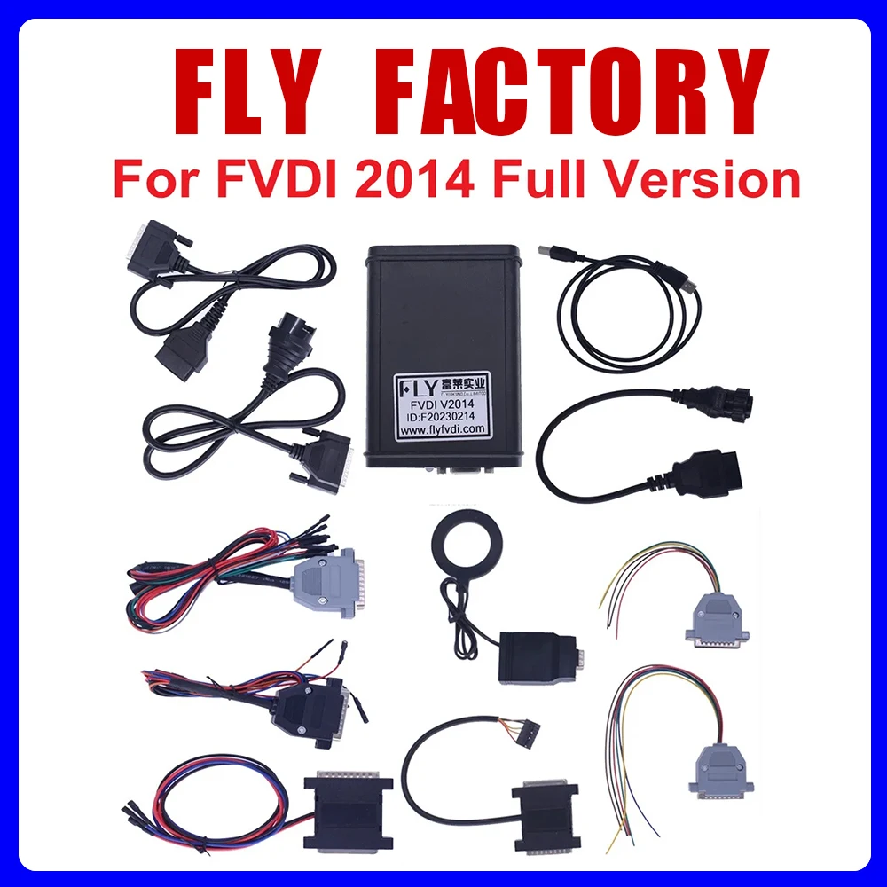 Фото FLY Factory FVDI 2014 Commander для Volvo Benz Renault Cars CAN Bus ECU диагностический инструмент №2