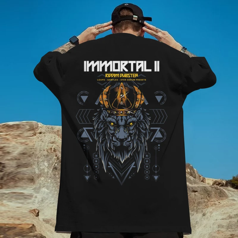 Футболки с животными для мужчин свободные футболки большого размера 3d принтом