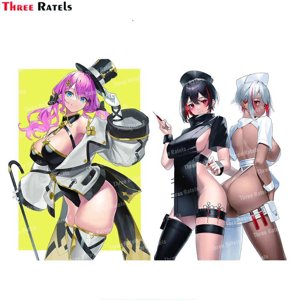 

Оригинальные персонализированные виниловые наклейки Three Ratels J141 для автомобилей, автомобильные аксессуары, виниловые наклейки для автомоби...