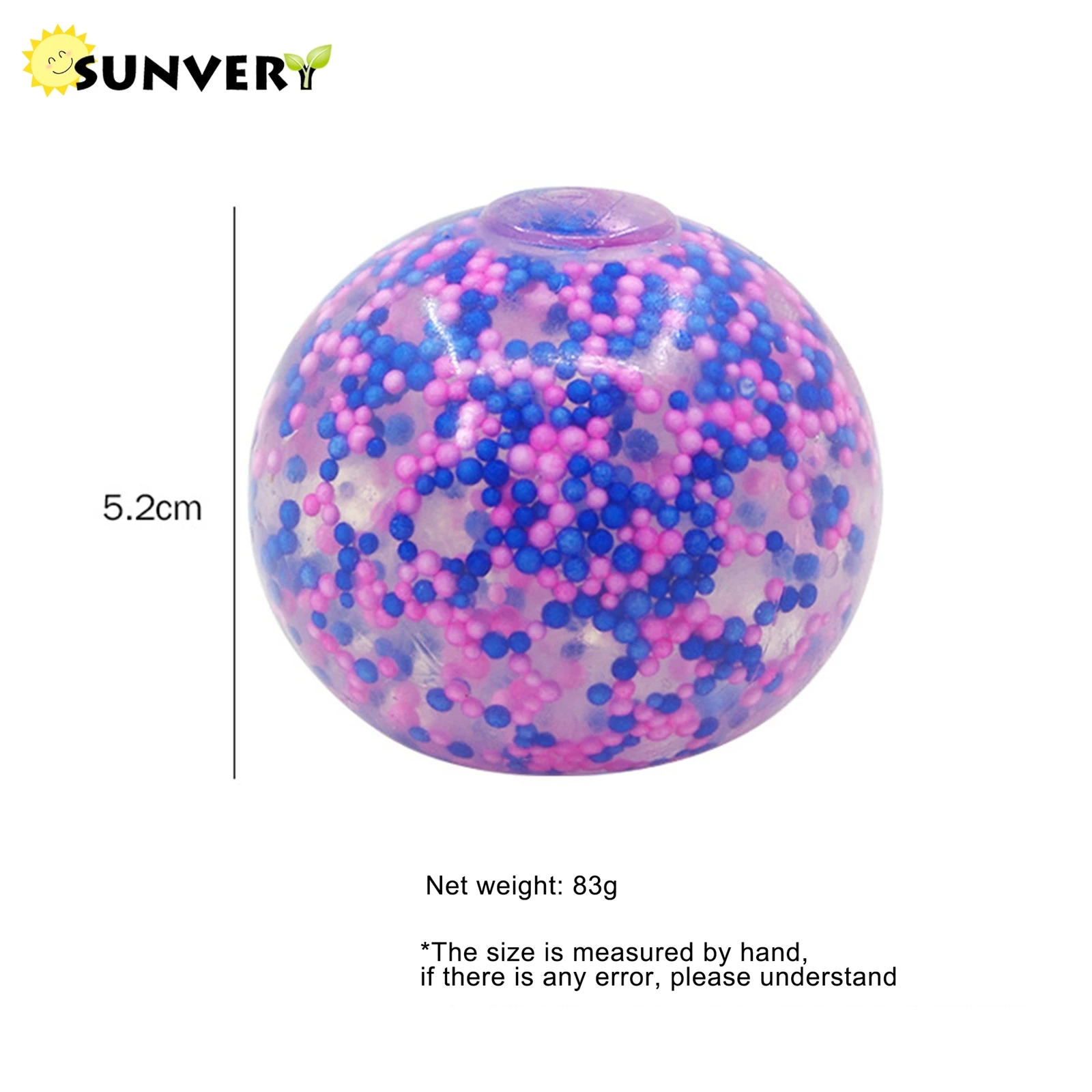 Colorful Fidget Toys DNA anti-stress pressure Stress ball child sticky Balls Soft Stuffed toys Sensory Figet squishies images - 6