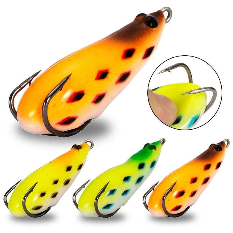 

Spotted Silicone Fishing Frog Lure Fishing Accessories Fishing Weight Fishing Ascesorios Pesca Lead Sinker Rod Holder
