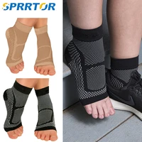 1pair ankle brace compression sleeve relieves achilles tendonitis joint pain plantar fasciitis sock with foot arch support