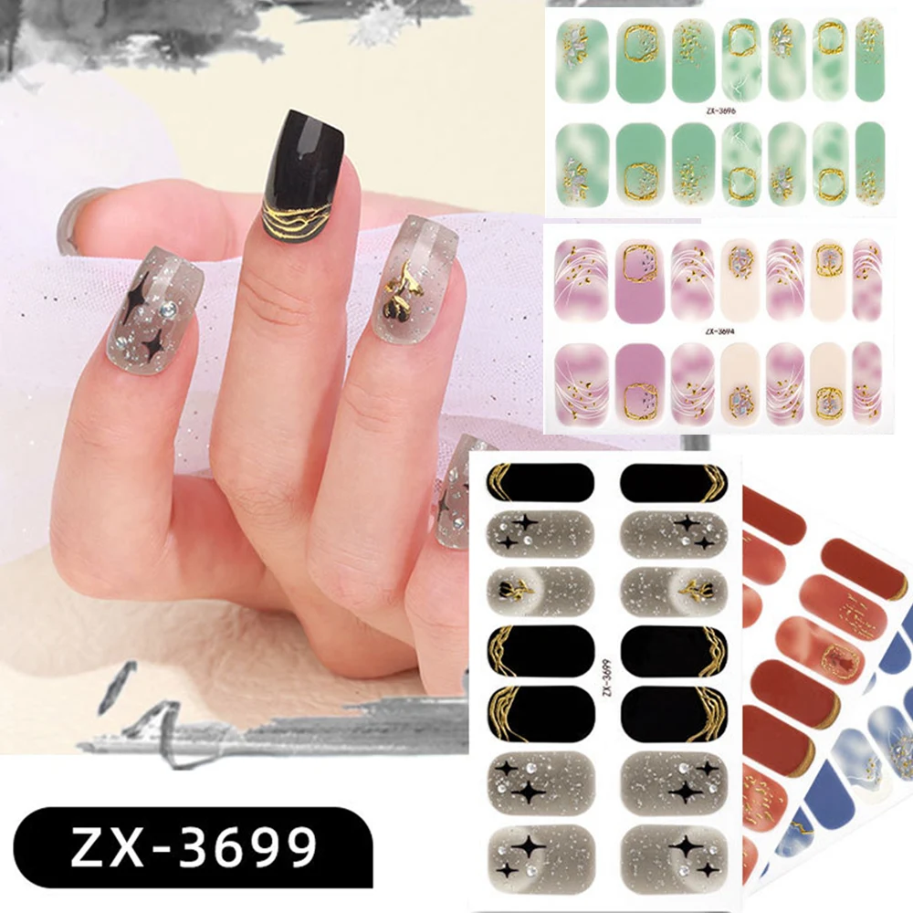 

14 типов красочных рождественских наклеек для ногтей водонепроницаемые 3D Цветные алмазные наклейки для ногтей переводные наклейки для ногтей для самостоятельного маникюра оптовая продажа