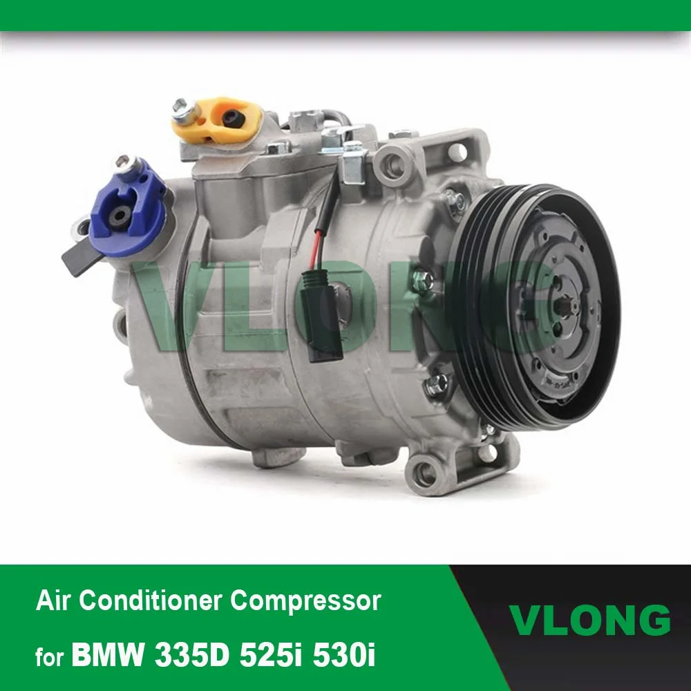 Автомобильный Компрессор переменного тока для BMW 335D 2009 2010 2011 525i 530i 2004 2005 64509118602