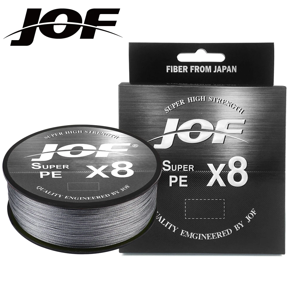 

JOF New Brand Woven wire 500M 300M 150M PE Braided Fishing Line 8 strands 15 20 30 40 50 60 80 100LB Multifilament Fishing Line