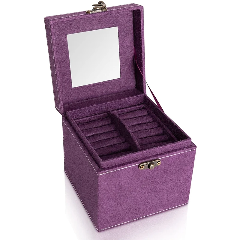 

3 Layer Retro Jewelry Organizer for Women Suitable for Store Earrings Necklaces and Rings
