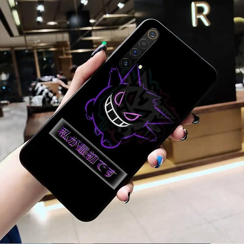 Pokemon Gengar Phone Case For OPPO Realme 6 Pro C3 5 Pro C2 RENO2-Z A11X XT