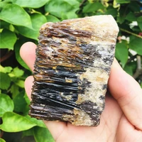 rare natural amber calcite stone crystal mineral specimen original raw stone crystals