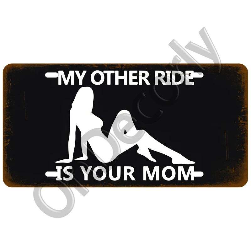 Металлический жестяной знак в винтажном стиле