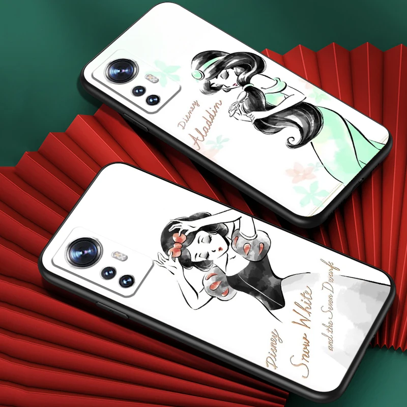 Мягкий силиконовый черный чехол для телефона Xiaomi Mi 13 12 11 10 11T 10T 9T 9 8 Note Ultra Pro Lite