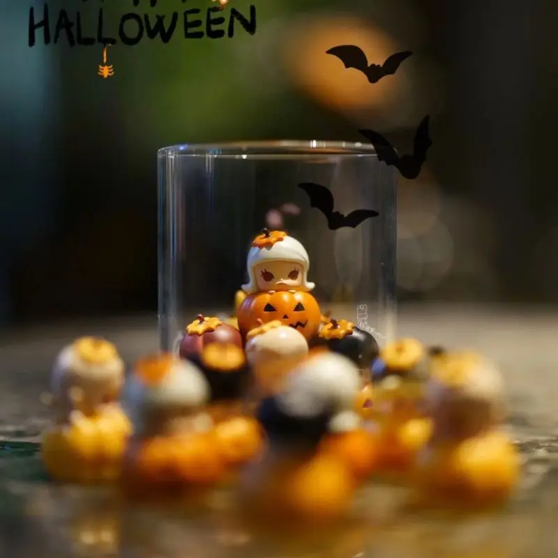 Молли Пукки димоо черепа панда зига мое зерна серия Хэллоуин тыква кукла