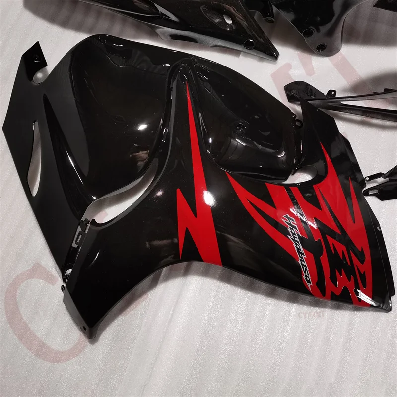 Фото Комплект обтекателя мотоцикла на заказ для Suzuki Gsx1300r 2008-2012 Gsxr1300 2013-2020, черные обтекатели Gsxr 1300 08-20, красный обтекатель корпуса №3