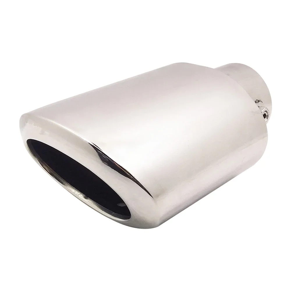 Универсальный хромированный автомобильный глушитель выхлопной трубы из