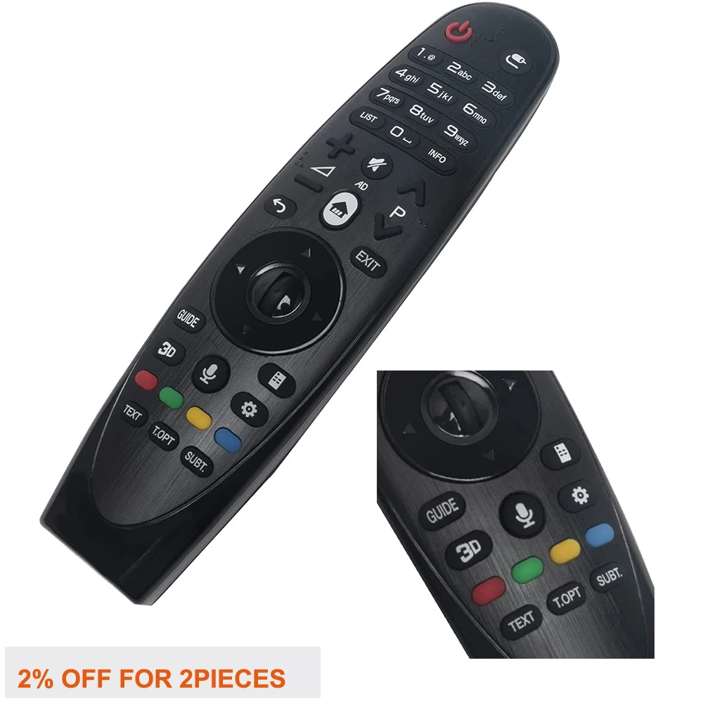 

AN-MR600 Replace Remote Control for LG OLED TV 55EG910T-TB 65EF950T-TA 55EG910Y-TB 55EG920T-TA 55EG920Y-TA 55EF950T-TA No Magic