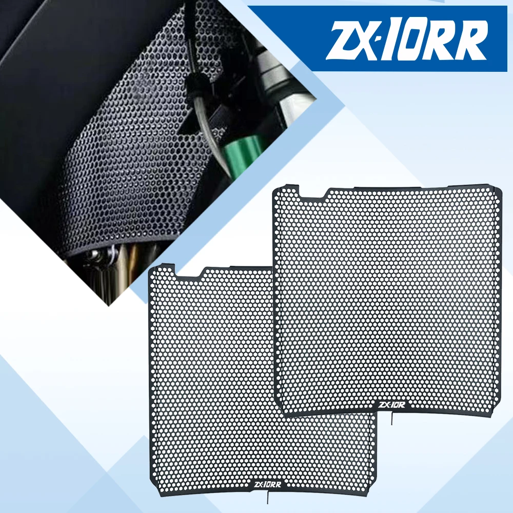 

2021 2021 ZX 10R 10RR Motorcycle Radiator Grille Guard Protector Cover For Kawasaki Ninjia ZX10R ZX-10R ZX10RR Performance