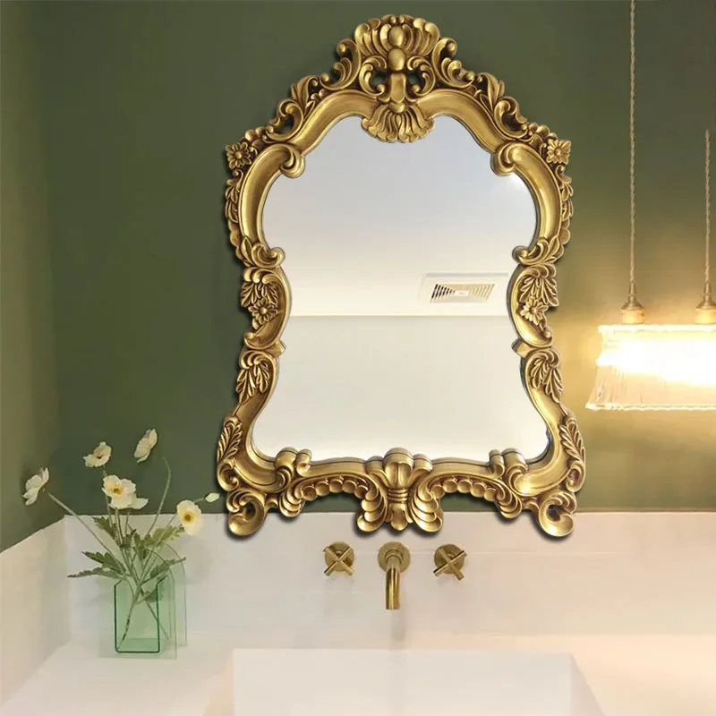 

Custom Wall Vintage Decorative Mirror Makeup Shower Aesthetic Decorative Mirror Bathroom Espejo Decorativo Home Design YX50DM