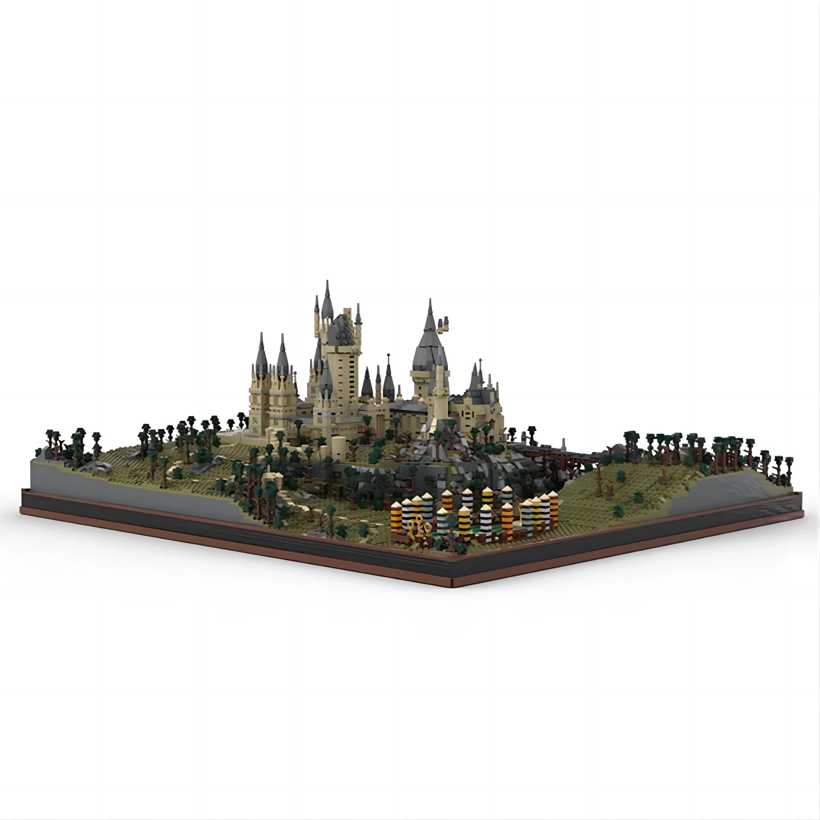 Строительный блок MOC45950 Хогвартс Castle Epic детальная игрушка для сборки сцены здания