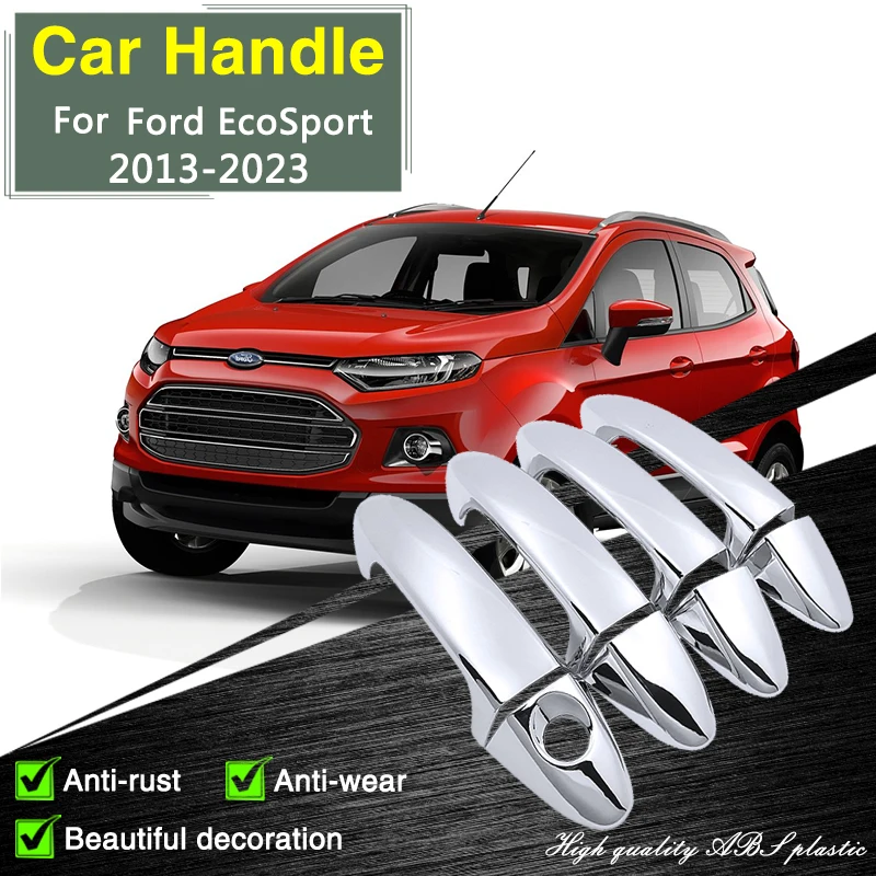 Для Ford EcoSport MK2 2013-2023 2015 2016 2017 Tourneo хромированная крышка дверной ручки