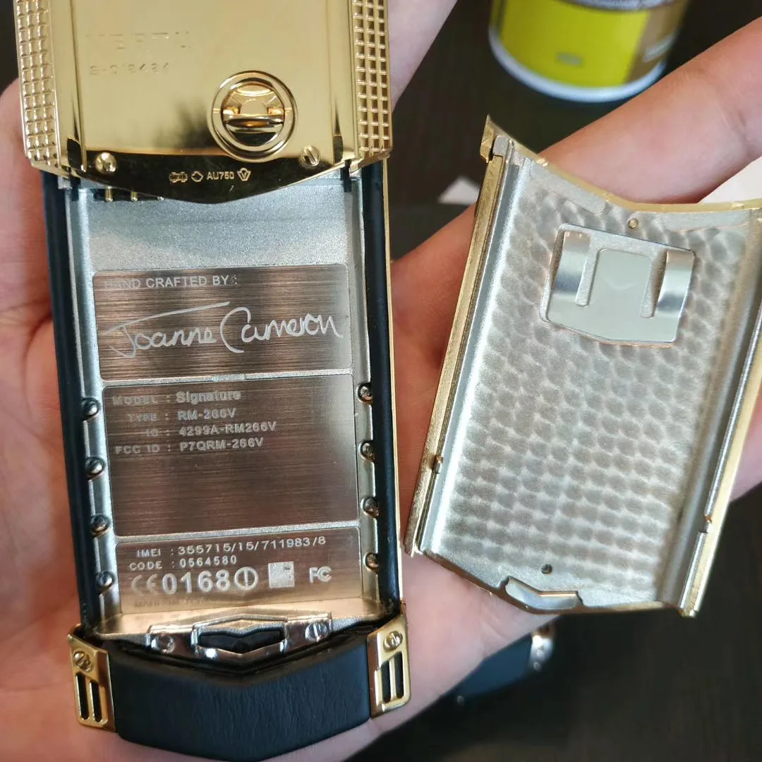 refurbished original 11 vertu signature k8 mobile phone high end customized mobile phone high quality mobile phone free global shipping
