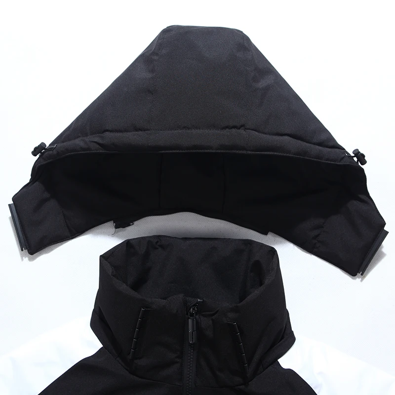 Winter Patchwork Puffer Jacket Men's Thicken Warm Down Jackets 2022 Outdoor Mens Windproof White Duck Down Parka Coat Outfits