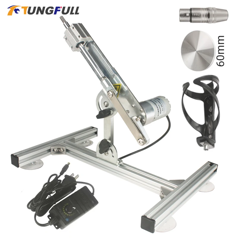 Комплект телескопического линейного привода постоянного тока 12 В с подставкой