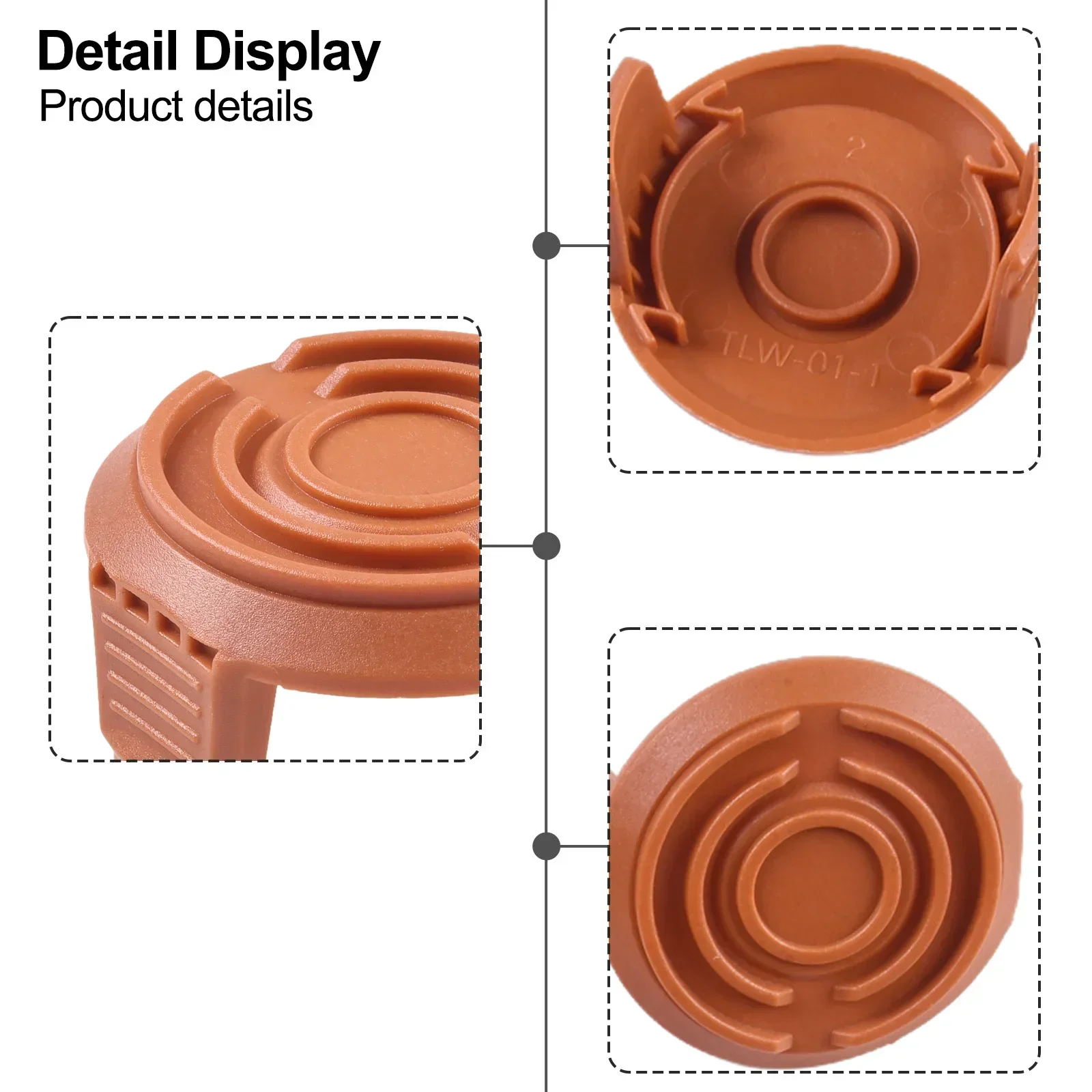 niezawodna wymienna osłona szpuli do WORX WA6531 50006531 이вал беспроводного триммера набор из 5 штук для