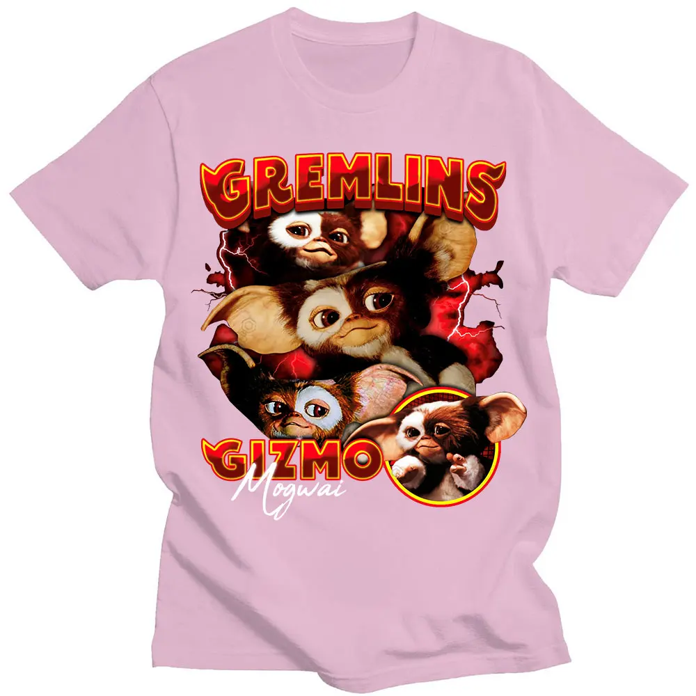 

Men T-Shirt Greta Gremlin Funny Tees Short Sleeve Gremlins Gizmo Monster 80s Horror Christmas Movie T Shirt Gift Idea Clothes