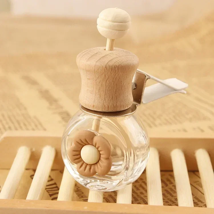 

1 Шт., Автомобильный Освежитель Воздуха, Флакон Духов, Подвесной Стеклянный Шарм, Сильный Аромат, Автоорнамент