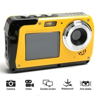 48mp waterproof digital camera 2 7 inch capacitive screens 1 8 inch 1080p cmos 16x digital zoom camera camcorder