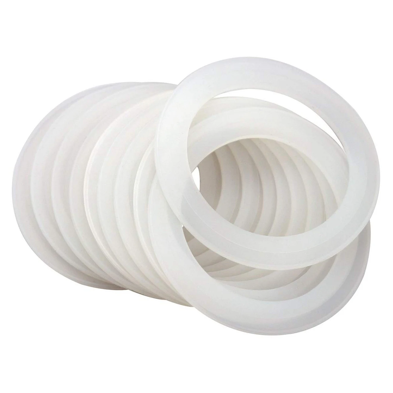 

Силиконовые уплотнительные кольца, прокладка для герметичных крышек банок (24 упаковки, обычное горлышко)