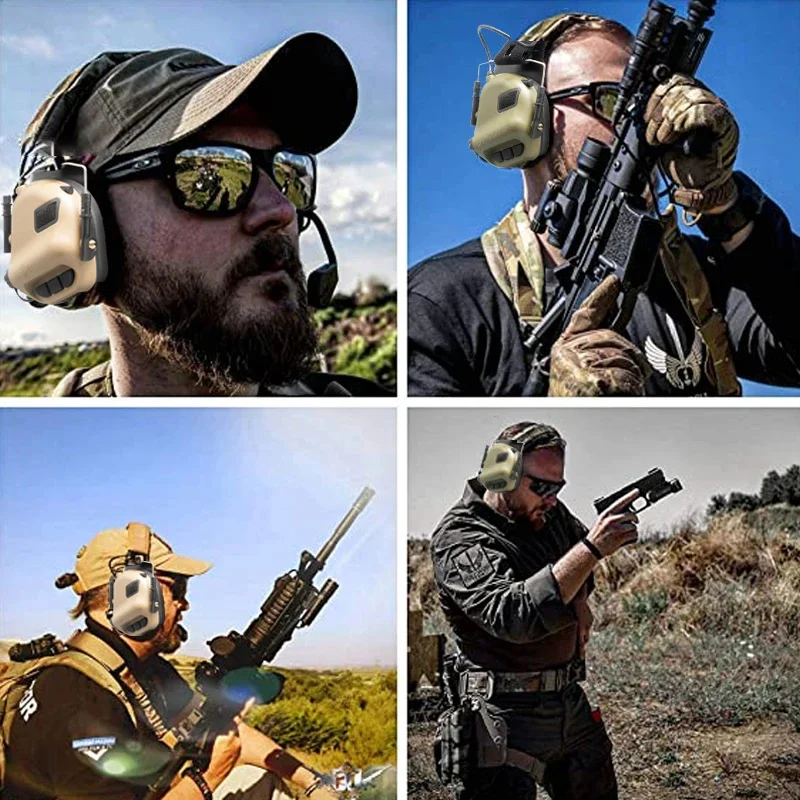 Гарнитура Taktis M32 Penutup Telinga бербербуру с микрофоном усилителем Suara Mendukung Komunikasi PTT