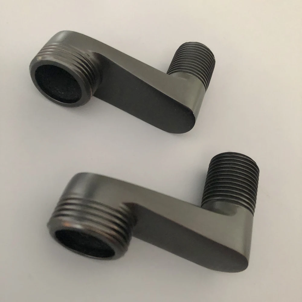 2Pcs Black Oil Rubbed Brass Bathroom Fitting Claw Foot Bathtub Faucet Adjustable Swing Arms Wall Mounted Width Nba180 - купить по