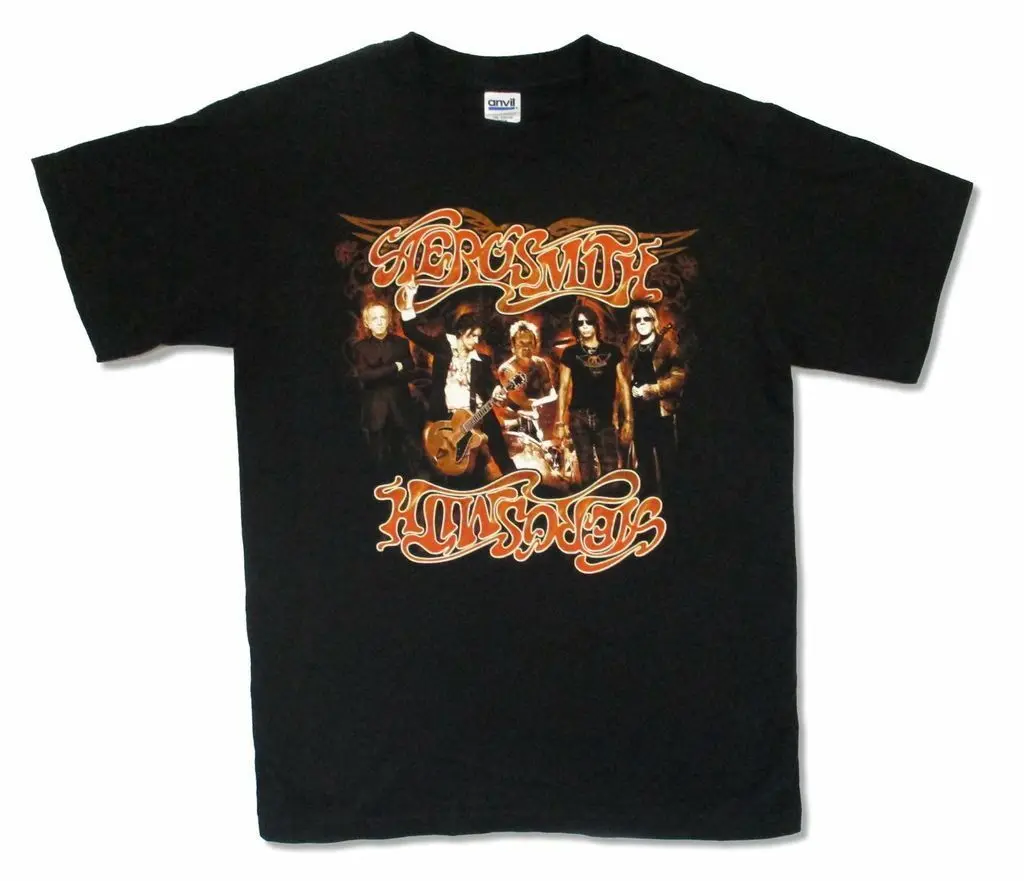 

Aerosmith Hot Rocks Tour 2006 Black T Shirt New USA Canada